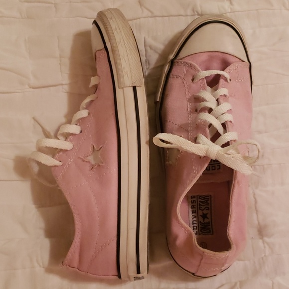 Converse Shoes Baby Pink Converse Vintage Baby Pink Converse Poshmark